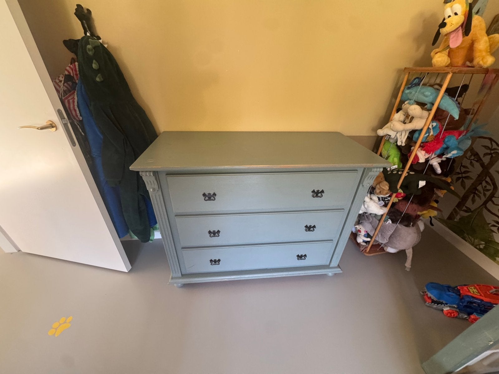 Commode kast met 3 lades van Droomkamertje Elst, Ophalen, Gebruikt, 50 tot 70 cm, 100 cm of meer