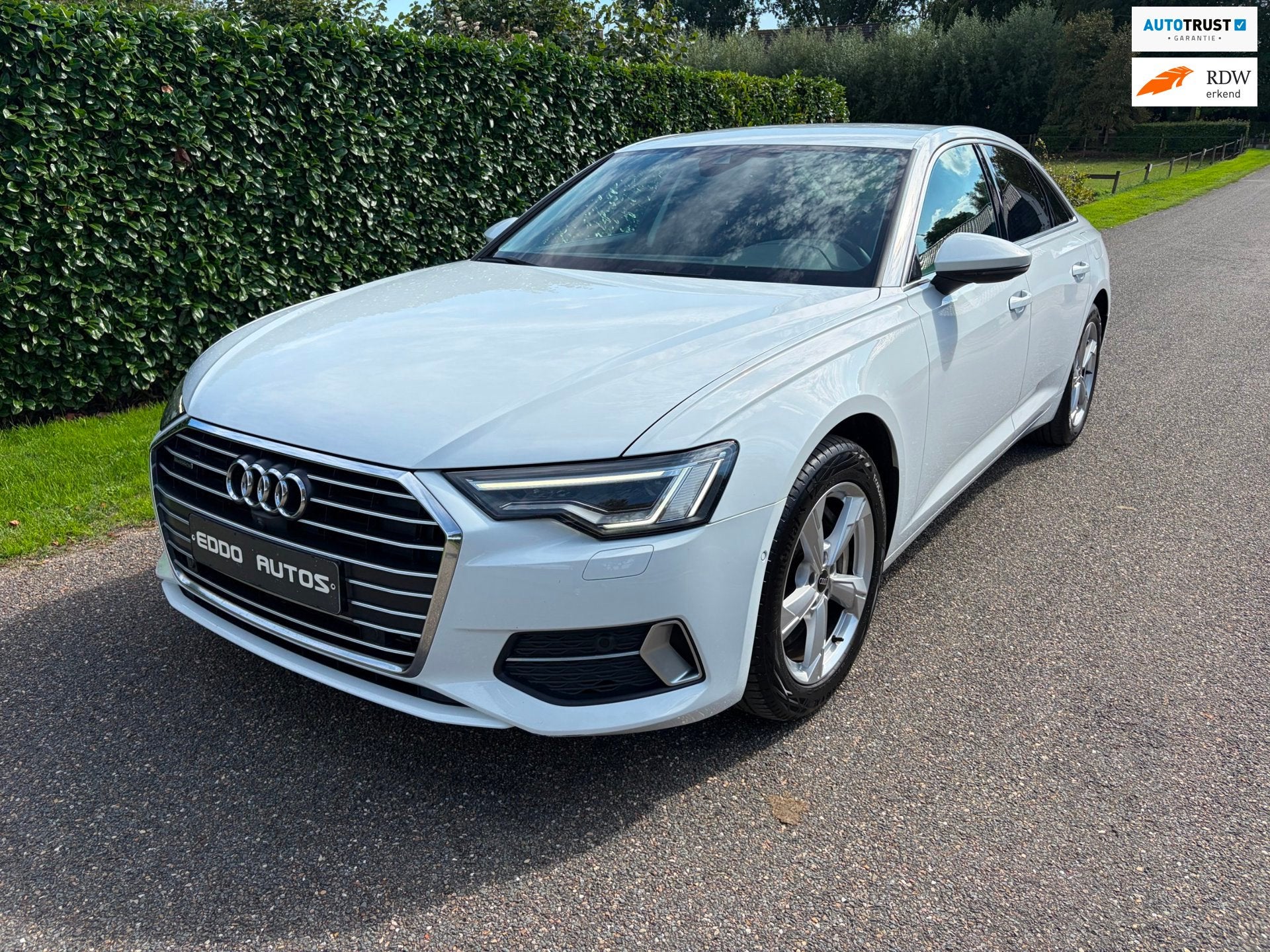Audi A6 Limousine 50 TFSI e Quattro Sport led B&O LED, Auto's, Automaat, Dealer onderhouden, Stof, Gebruikt