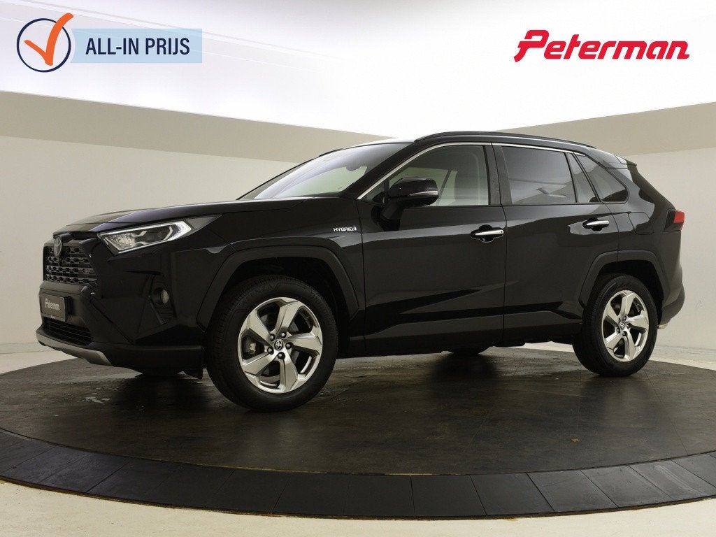 Toyota RAV4 2.5 Hybrid AWD High Comfort | Elektr. a. klep |, Auto's, Automaat, Gebruikt, 4 cilinders, Zwart