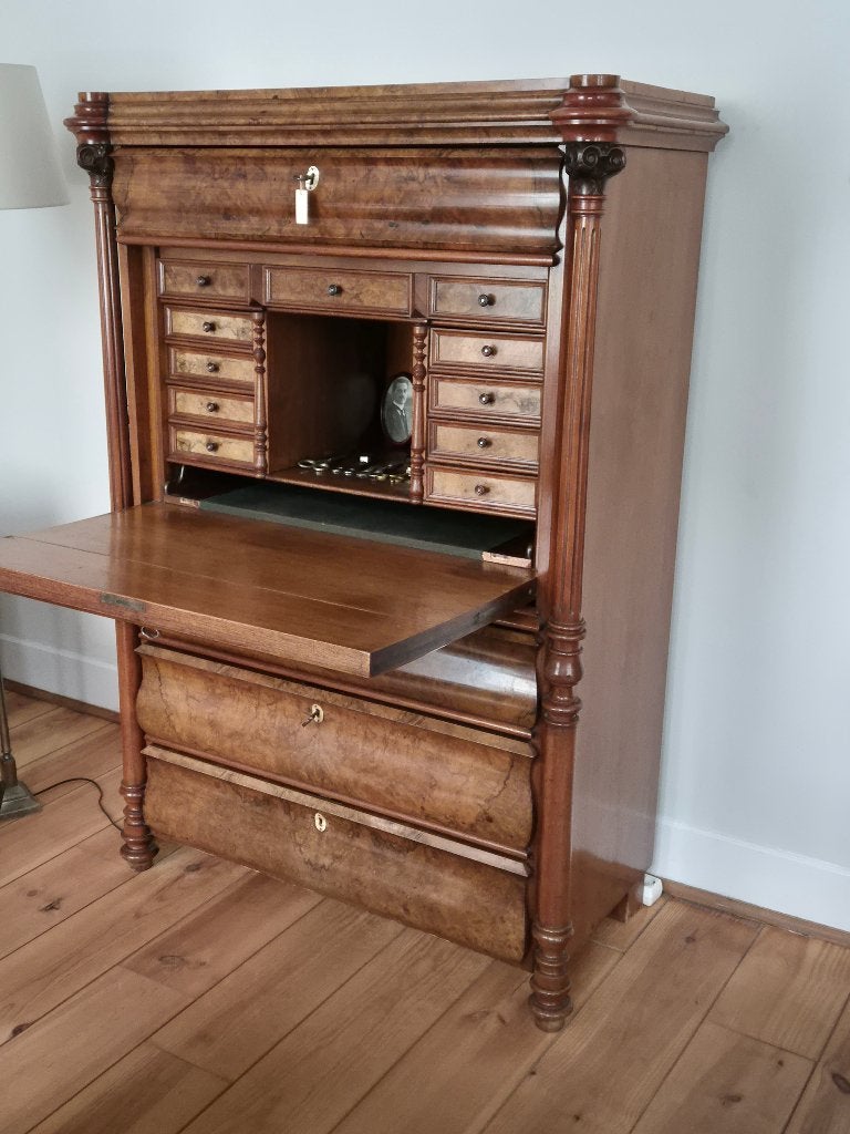 Antieke secretaire, Ophalen