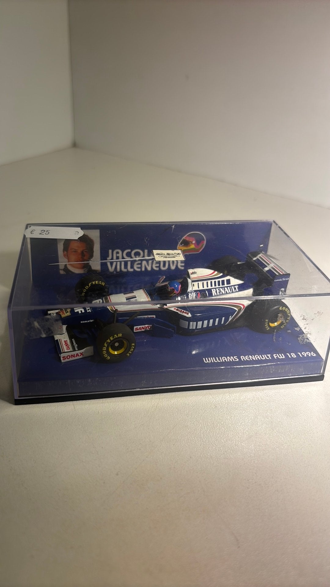 F1 williams renault fw 1996 minichamps 1.43, Hobby en Vrije tijd, Auto, Ophalen of Verzenden, MiniChamps, A