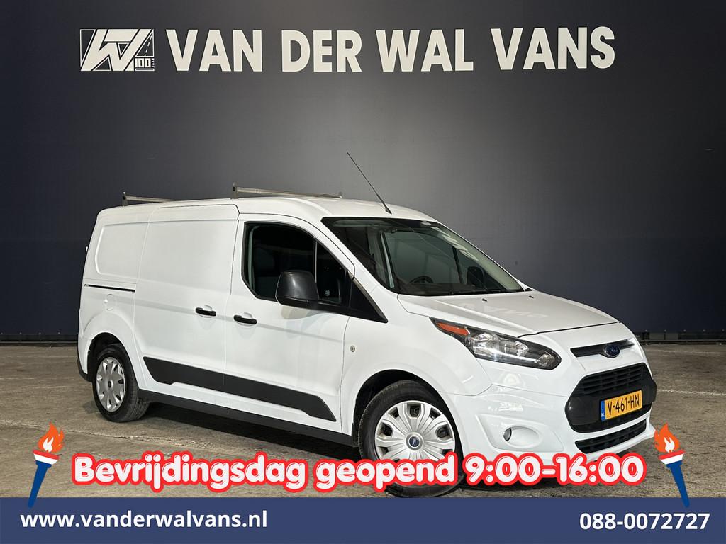 Ford Transit Connect 1.5 TDCI 101pk L2H1 Euro6 Airco | Cruis, Auto's, Bestelauto's, Gebruikt, Euro 6, 4 cilinders, Wit