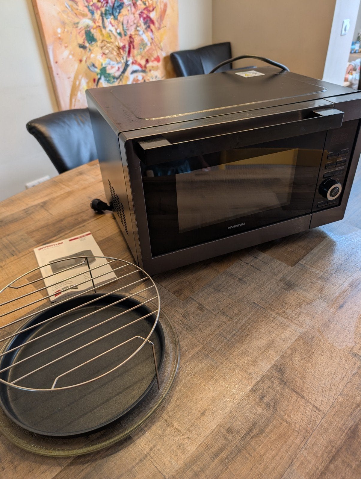 Inventum Combimagnetron- Zo goed als nieuw. Paar maanden oud, Witgoed en Apparatuur, Ovens, Zo goed als nieuw, Vrijstaand, Hete lucht