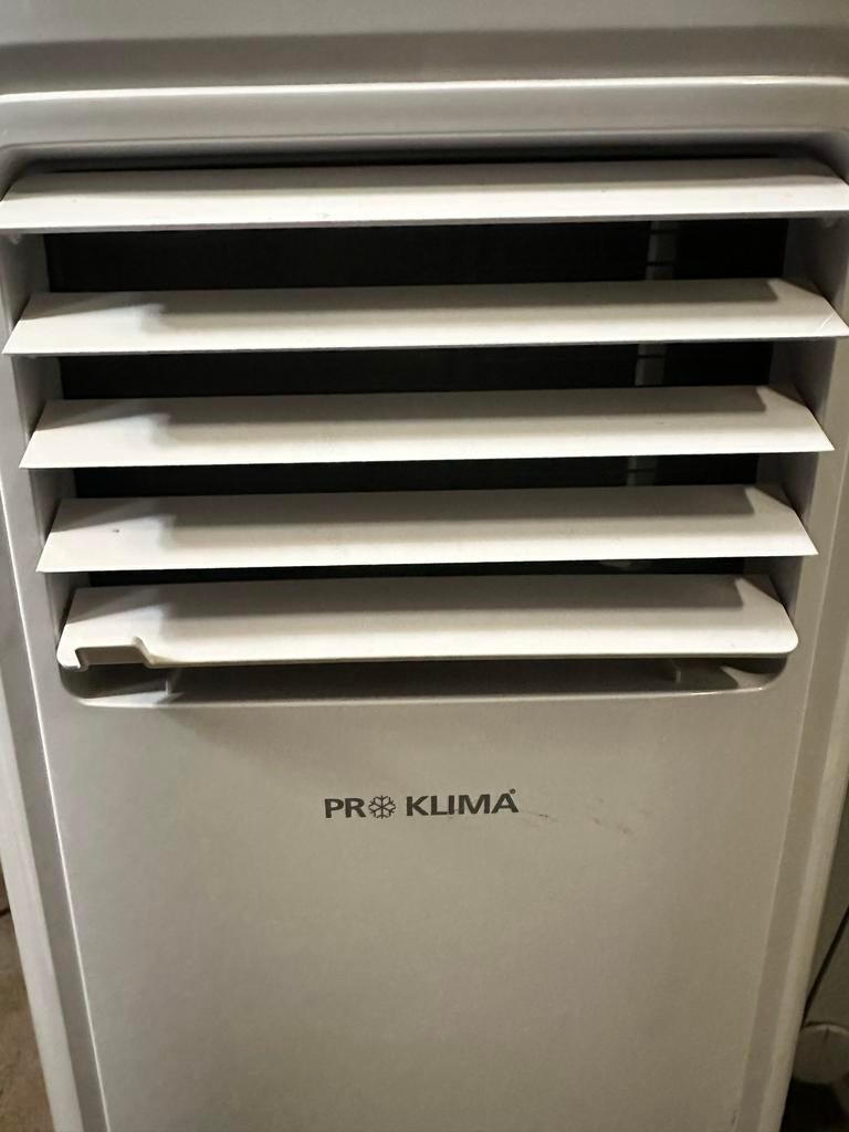 Mobiele airco Pro Klima met afstandsbediening, Ophalen, Gebruikt, Minder dan 60 m³, 3 snelheden of meer