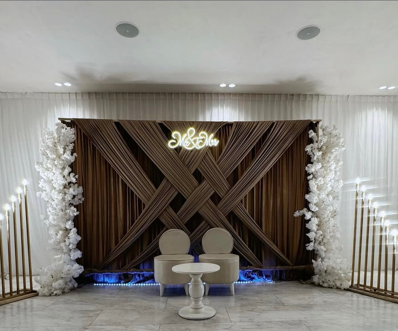 Luxe backdrop in verschillende modellen TE HUUR!!, Ophalen of Verzenden, Zo goed als nieuw