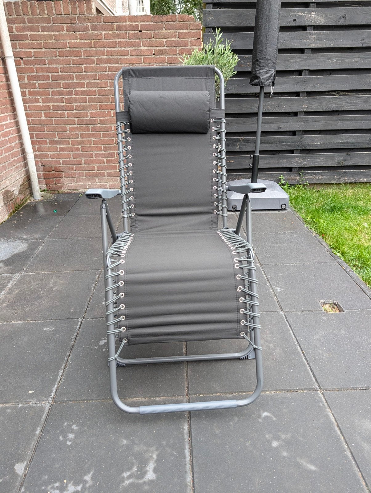 Relaxstoel / Ligstoel - Nieuw met prijskaartje, Tuin en Terras, Ophalen, Nieuw, Metaal, Inklapbaar