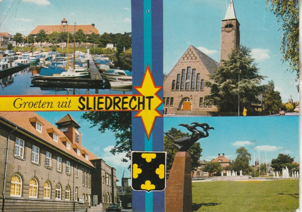 Groeten uit Sliedrecht, Ophalen of Verzenden, 1960 tot 1980, Gelopen, Zuid-Holland