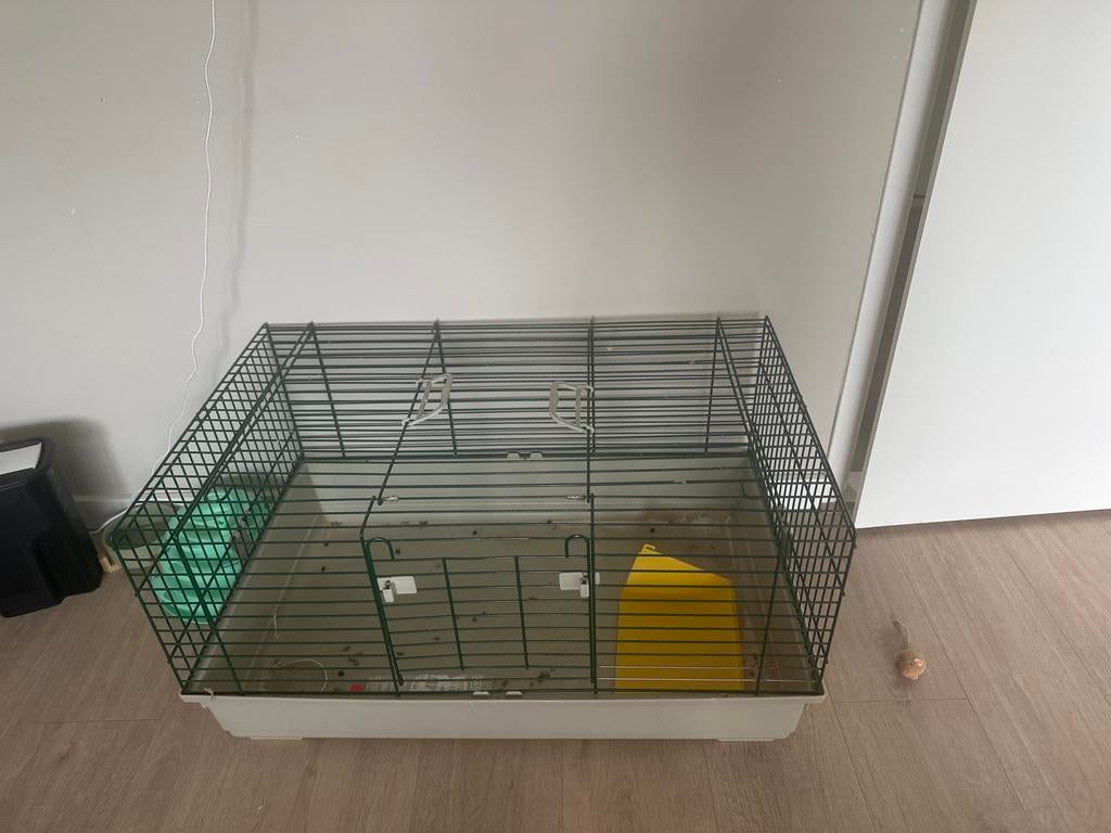 Konijnenkooi GRATIS, Dieren en Toebehoren, Knaagdieren en Konijnen | Hokken en Kooien, Ophalen, 75 tot 110 cm, Kooi, Minder dan 60 cm