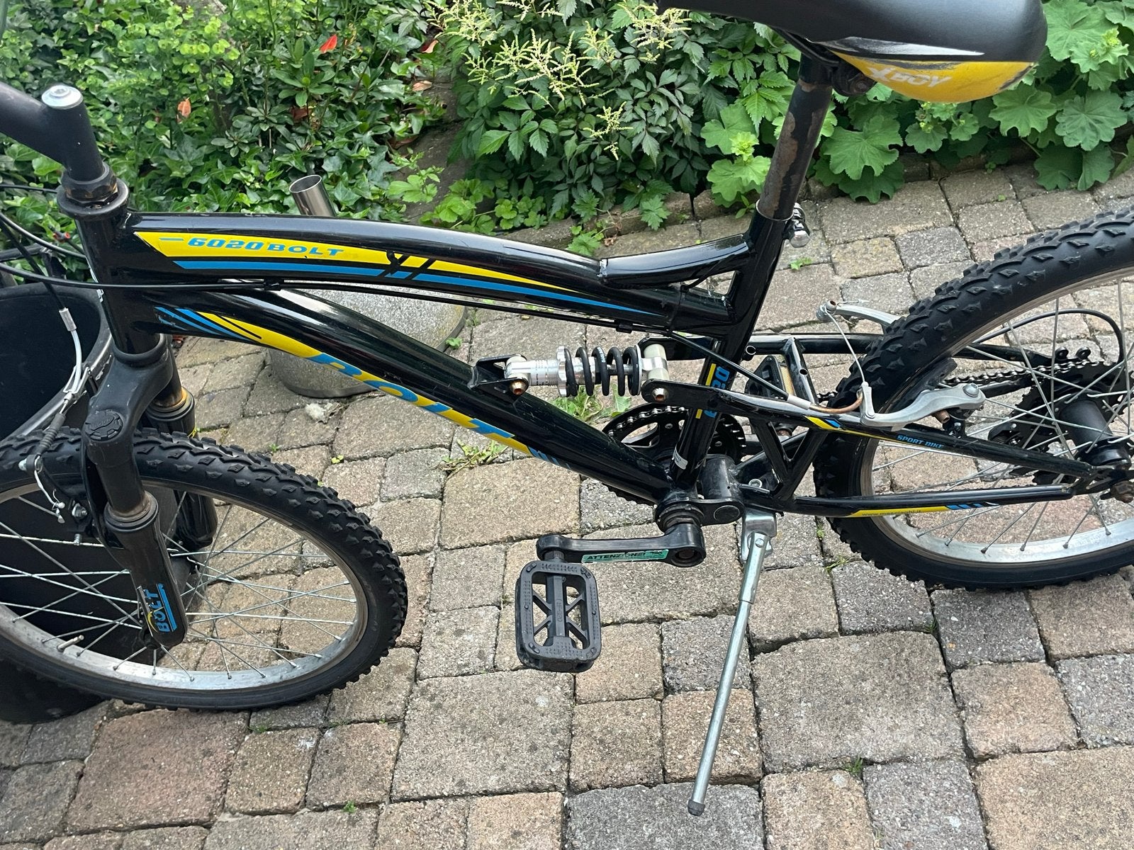 Gebruikte mountainbike met vering, Fietsen en Brommers, Fietsen | Mountainbikes en ATB, Gebruikt, Ophalen of Verzenden, Overige merken