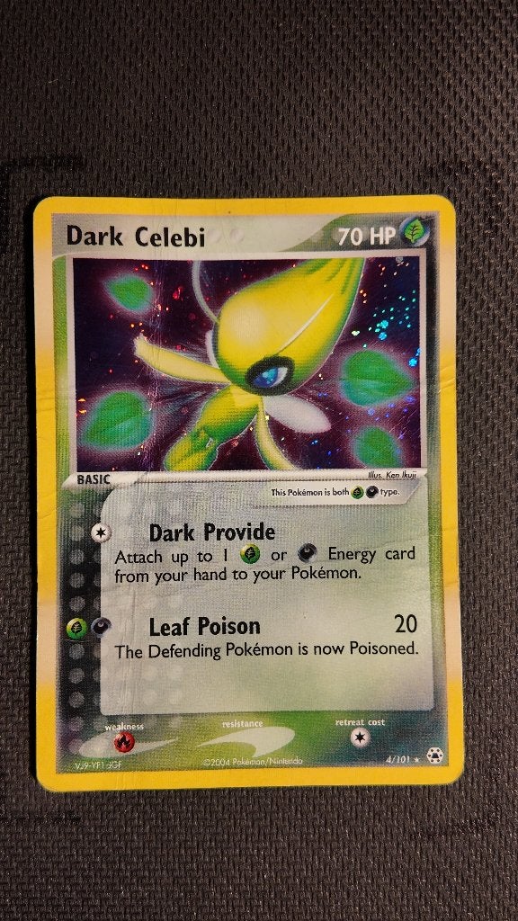 Dark Celebi 4 Hidden Legends | Pokemon kaart, Ophalen, Zo goed als nieuw, Losse kaart, Foil