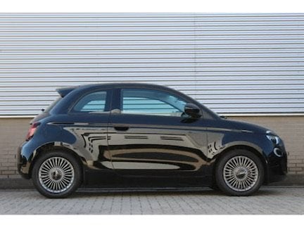 Fiat 500E Icon 42 kWh 1e eig, Auto's, Automaat, Zwart, Elektrisch, Particulier