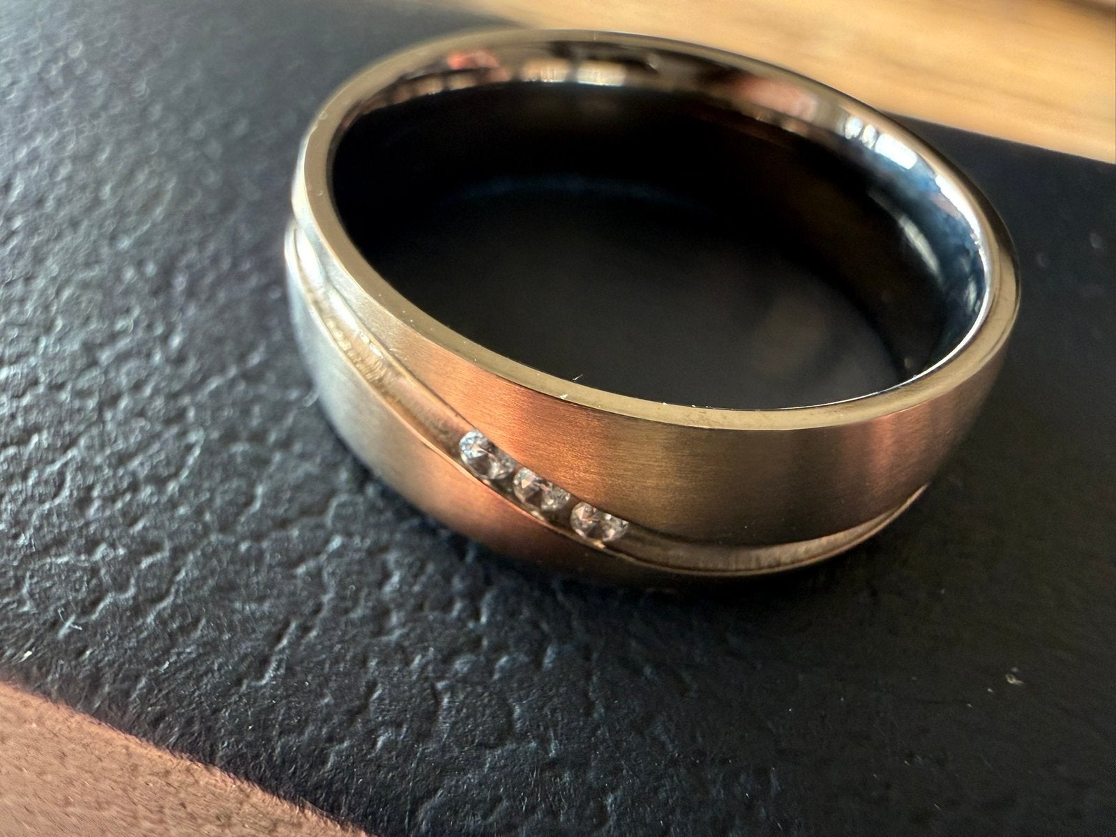 RVS damesring 18 mm, Sieraden, Tassen en Uiterlijk, Ringen, Nieuw, Dame, 18 tot 19, Overige kleuren, IJzer of Staal, Ophalen of Verzenden