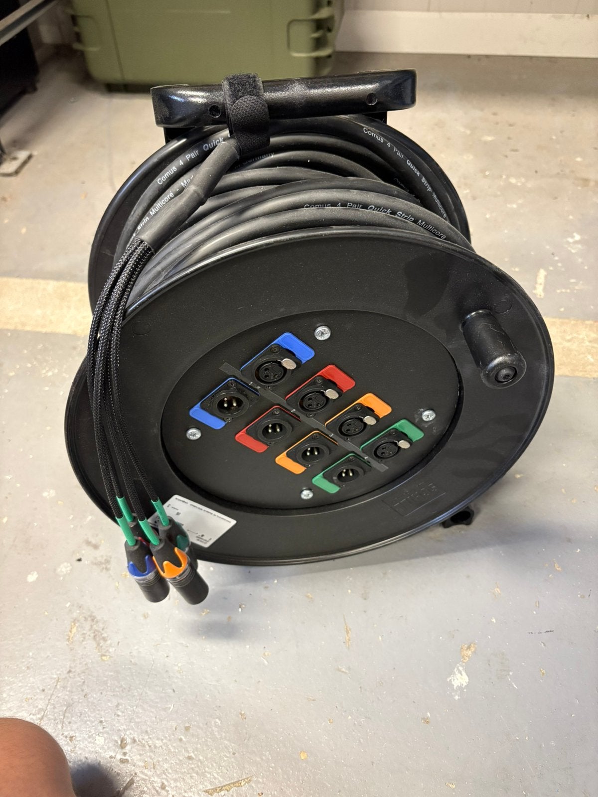 4 parige xlr kabel op Schill haspel, 30mtr, Ophalen, Nieuw, Microfoon