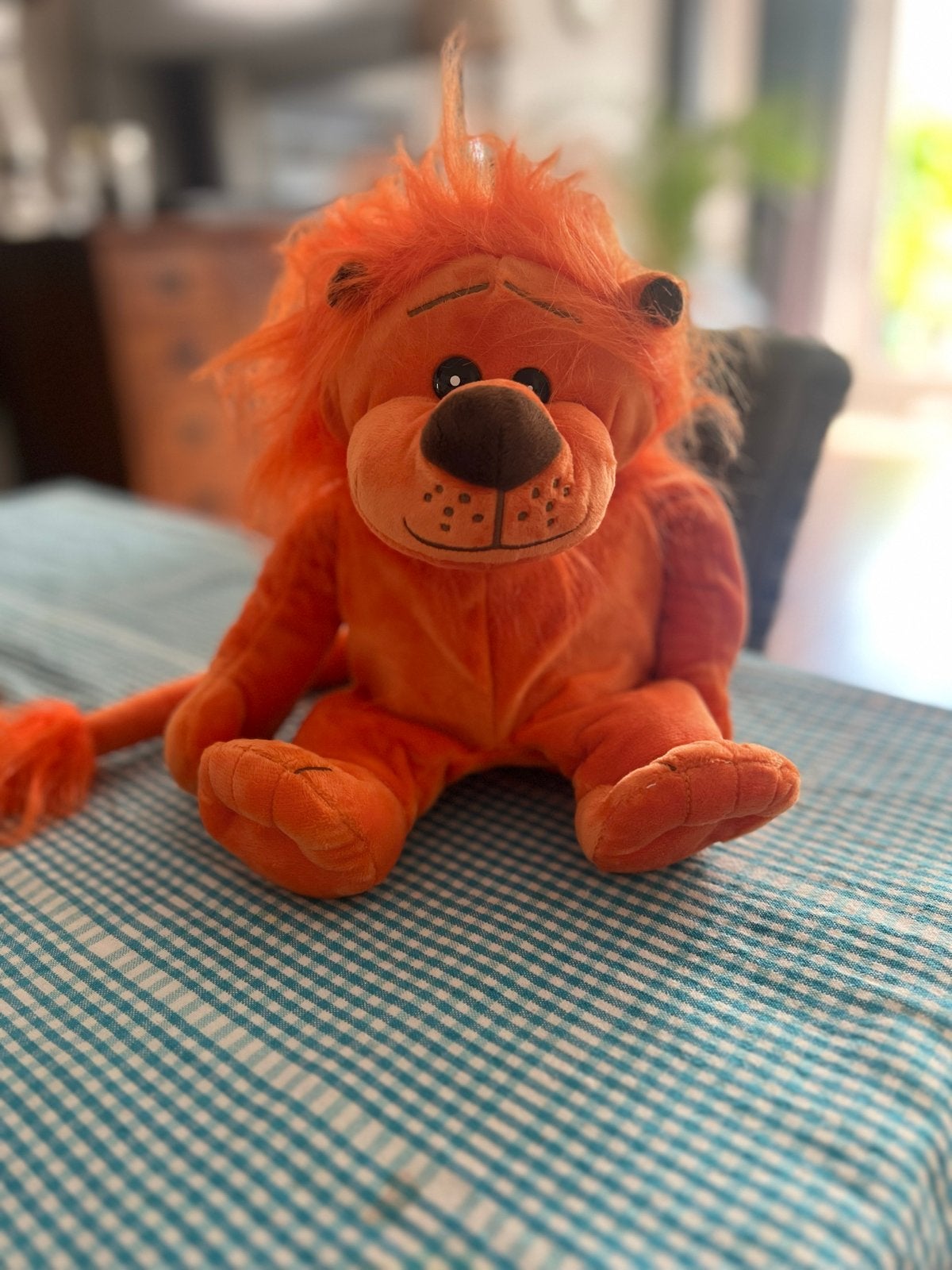 Oranje ING spaarpot Leeuw Knuffel, Kinderen en Baby's, Speelgoed | Knuffels en Pluche, Oranje, Overige merken, Overige karakters