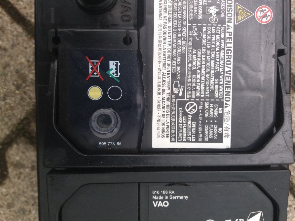 Accu varta 12v 72ah  start/stop, Ophalen, Gebruikt, Universele onderdelen