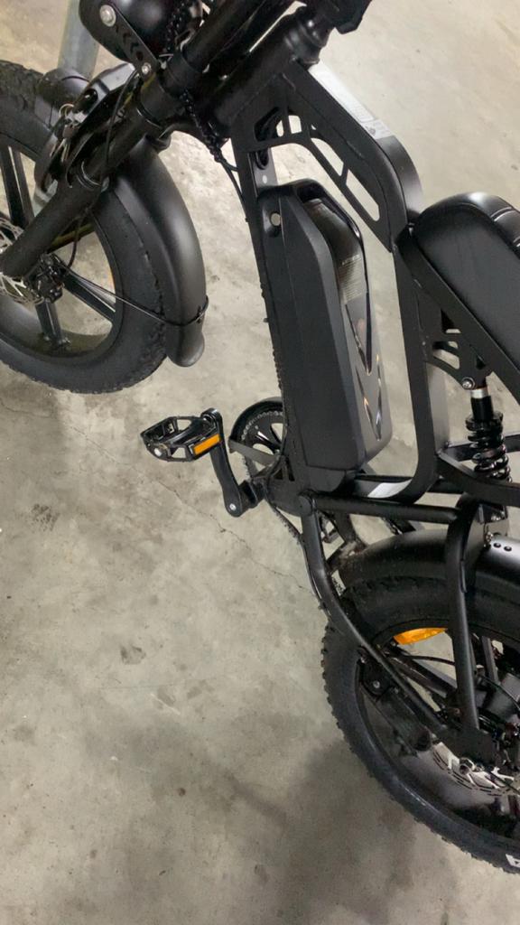 V20 pro fatbike met 2 accu's en extra zitje en voorrekje, 59 cm of meer, Ophalen, Nieuw, Overige merken