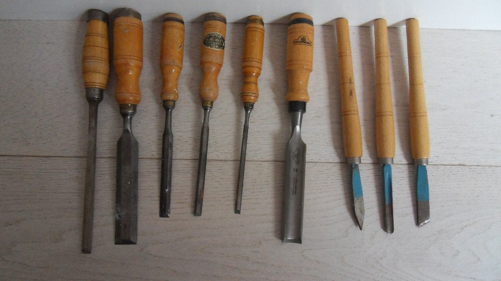 9x Beitels en gutsen Nooitgedacht / Berg Eskilstuna e.a., Antiek en Kunst, Ophalen of Verzenden