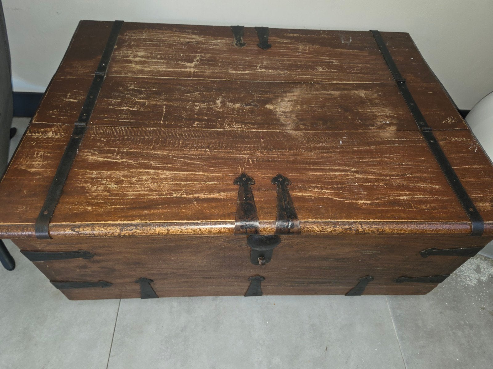 dekenkist/salontafel, Huis en Inrichting, Ophalen, Gebruikt, 100 tot 150 cm