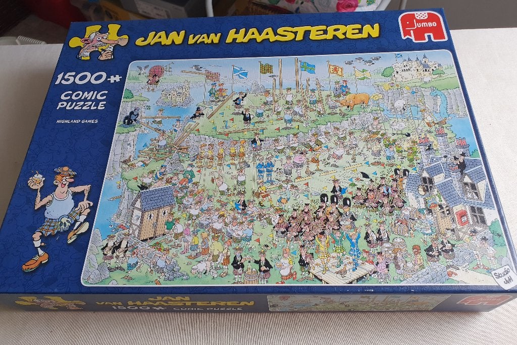 Jan van Haasteren puzzel, Ophalen, Zo goed als nieuw