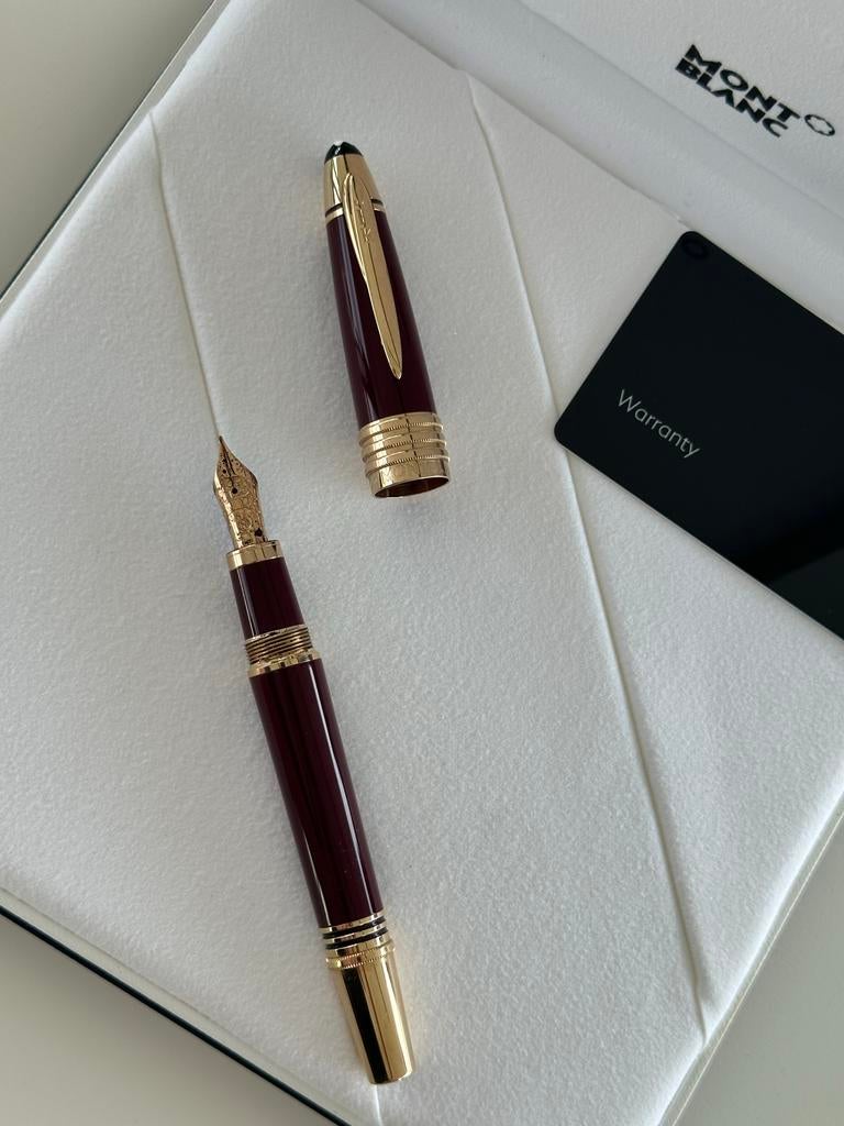 Mont Blanc JFK Special Edition Vulpen - Zo goed als nieuw, Ophalen, Met doosje, Zo goed als nieuw, Vulpen