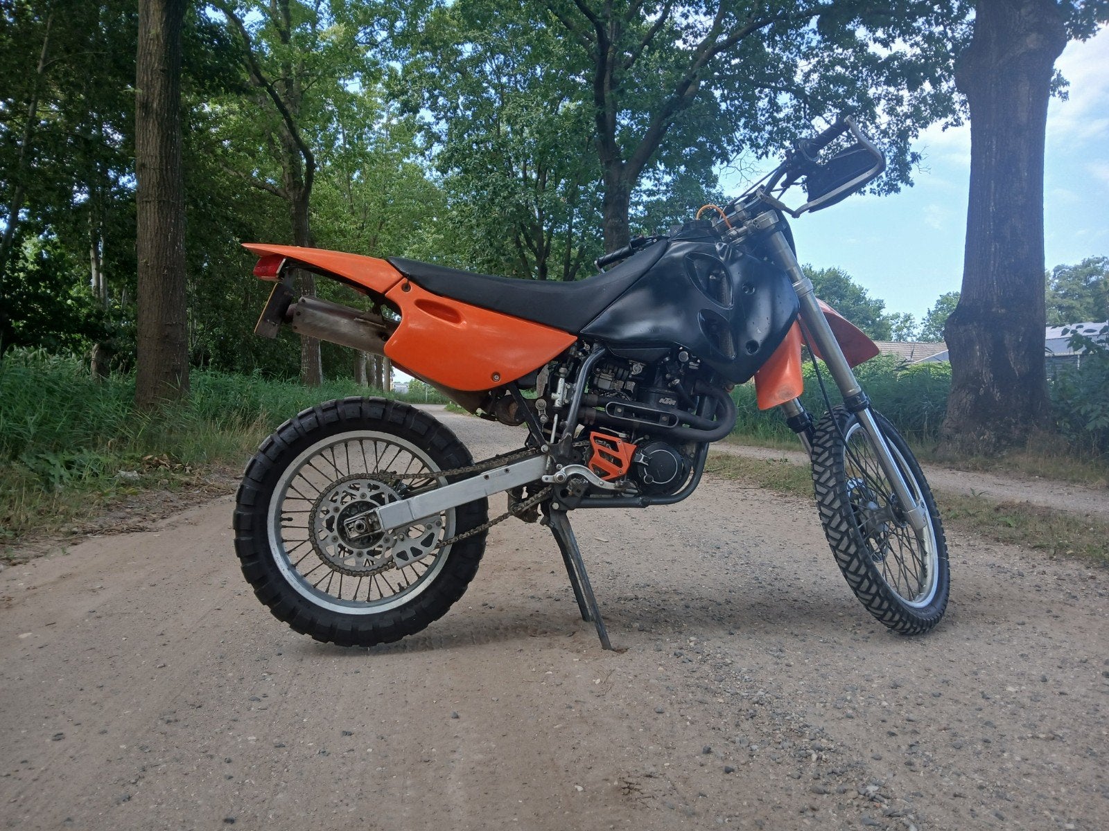 Ktm 620 enduro op a2 kenteken, Zo goed als nieuw, 5 versnellingen, 620 cc, Ophalen