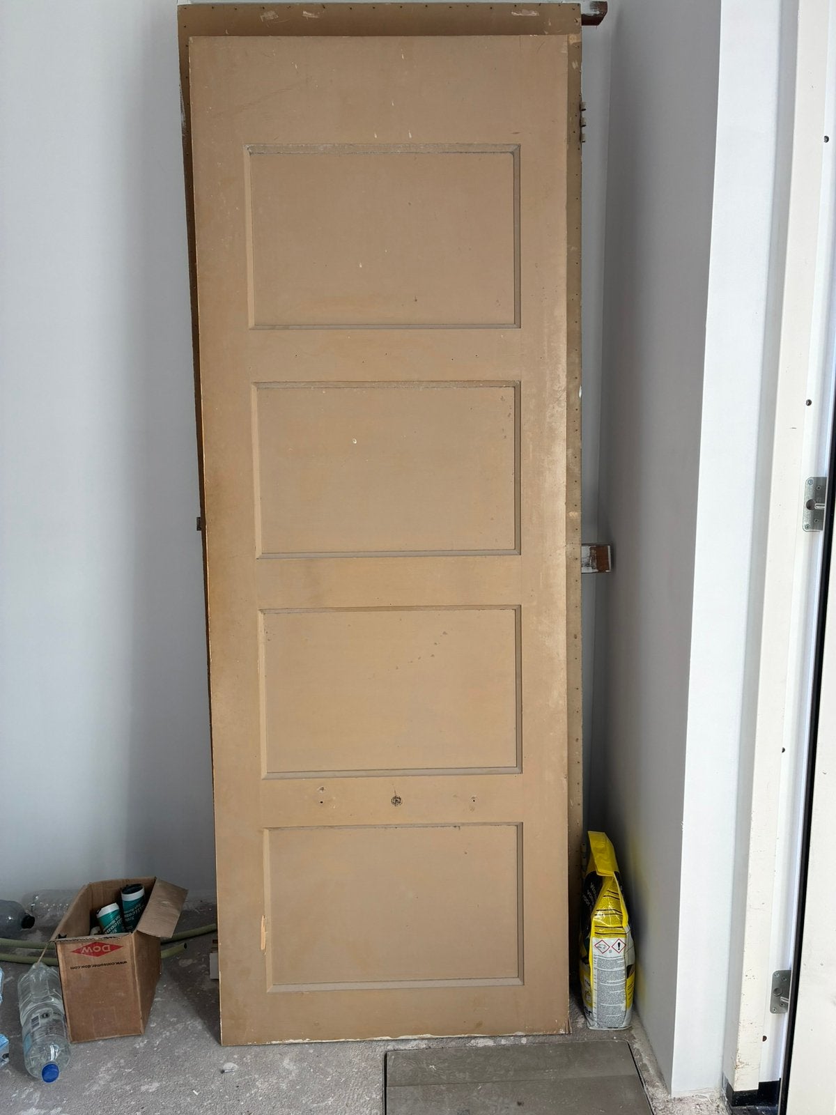 Originele jaren 30 paneeldeur, Gebruikt, Minder dan 80 cm, Binnendeur, Ophalen of Verzenden