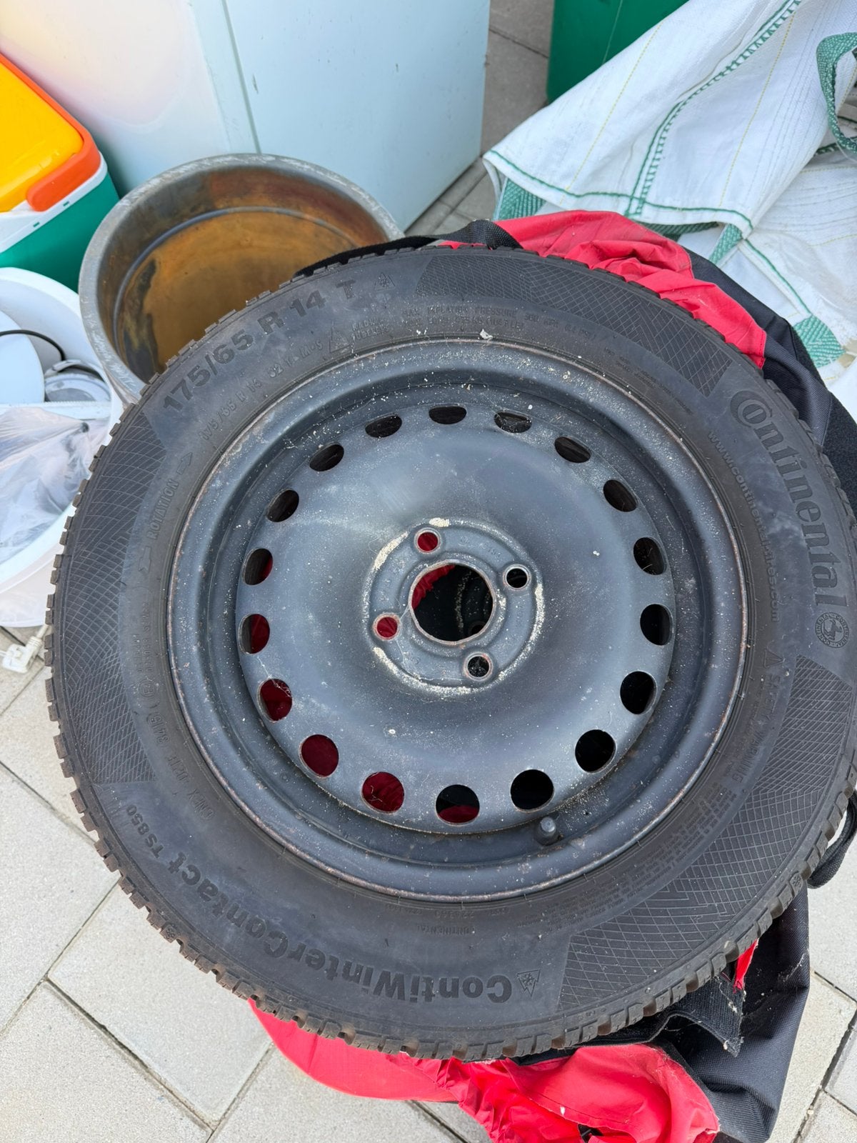 Zomerbanden met velg, Auto diversen, Aanhangwagen-onderdelen, Ophalen, Zo goed als nieuw