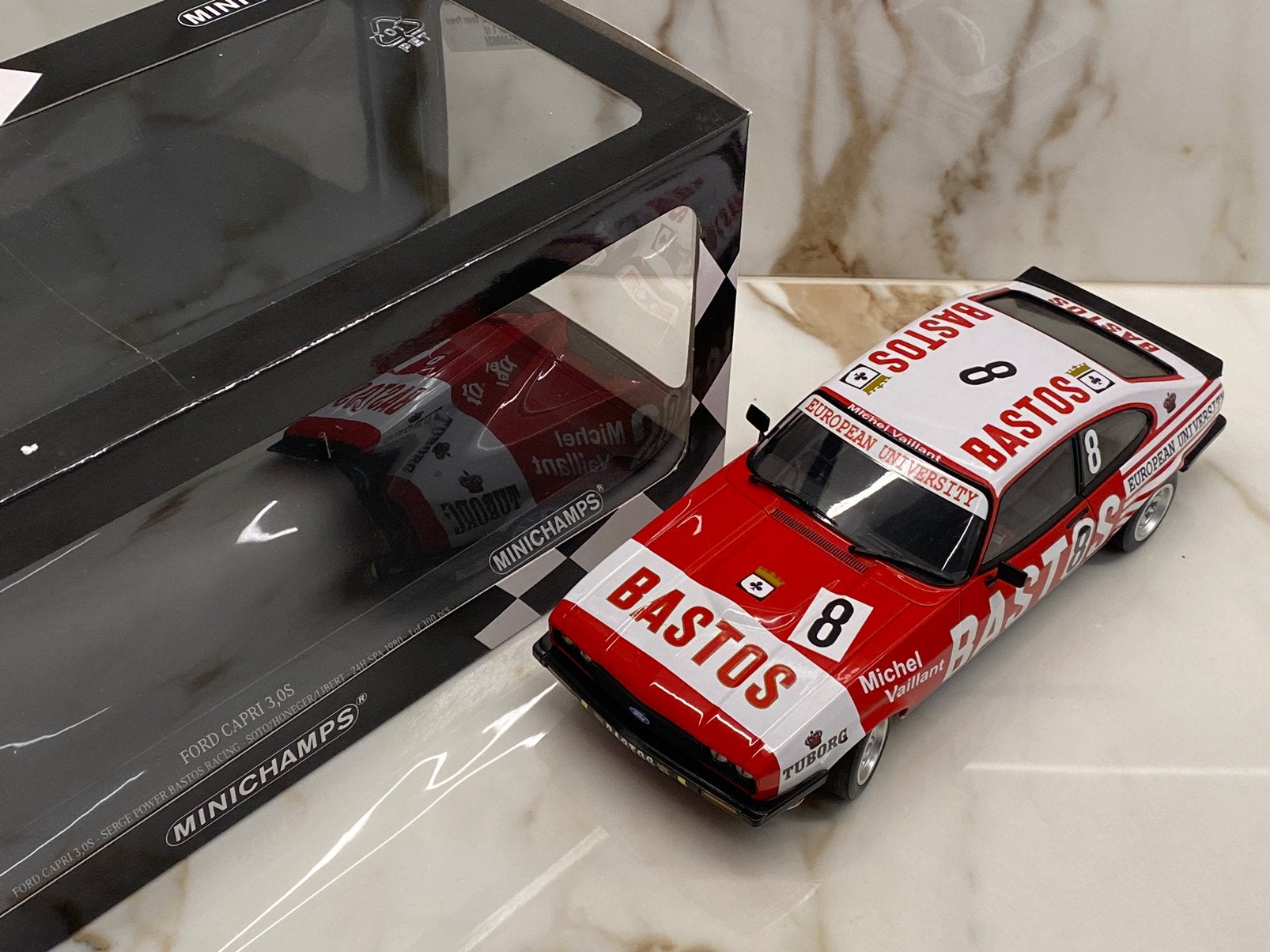 21 verschillende rally  Bastos/ Belga modellen - 1:18, Ophalen of Verzenden, Zo goed als nieuw, Auto, MiniChamps