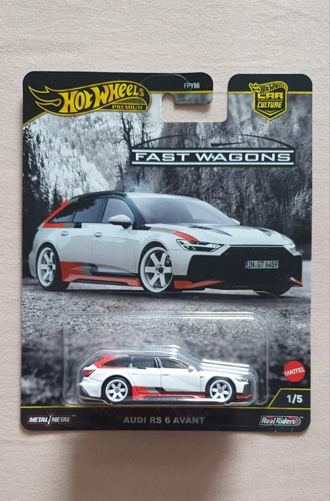 Hot Wheels Premium Audi RS 6 Avant Fast Wagons, Ophalen of Verzenden, Nieuw, Auto