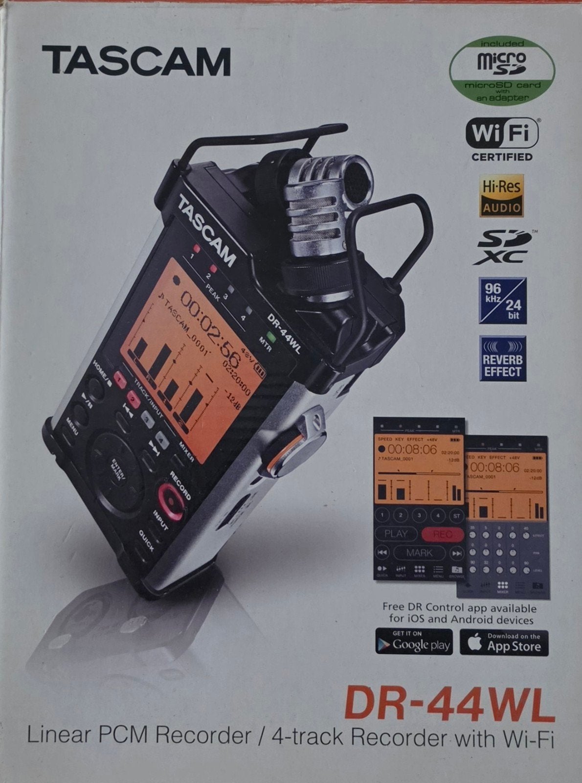 Tascam DR 44WL hand recorder. dictafoon, Ophalen, Zo goed als nieuw