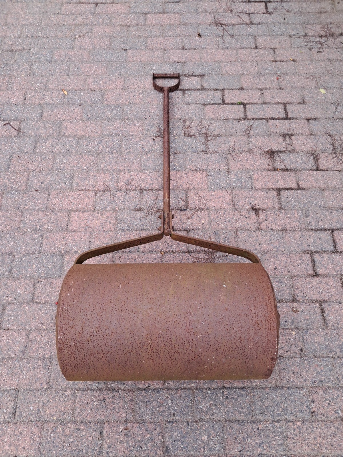 Oude Tuinwals - Robuuste Metalen Grasrol, Tuin en Terras, Ophalen, Gebruikt