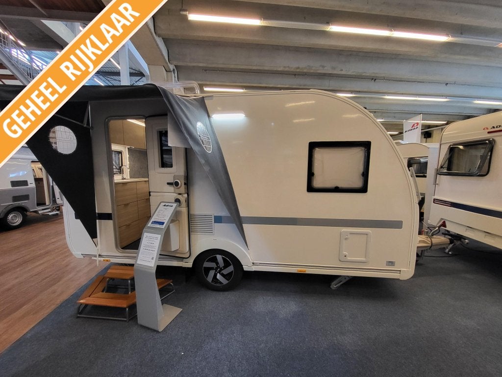 Adria Altea 402 PH; geheel rijklaar, Caravans en Kamperen, Tot en met 2, Bedrijf, Treinzit, Schokbreker