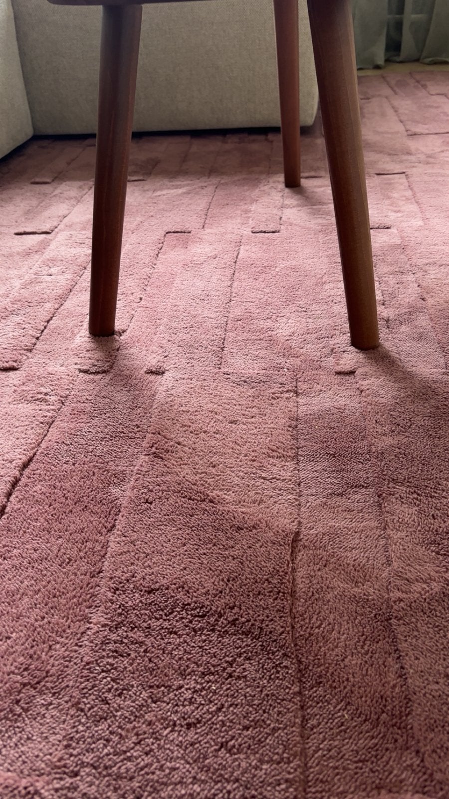 Foto 3 van NOUS Living vloerkleed roze - als nieuw!