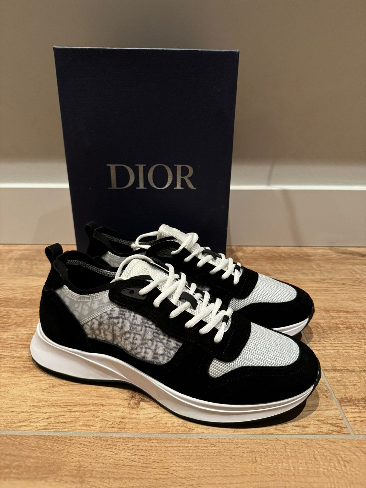 Dior b25 maat 44, Ophalen of Verzenden, Zo goed als nieuw, Zwart, Sneakers of Gympen