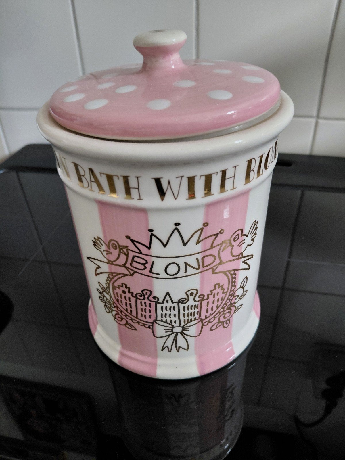 Blond Amsterdam Bath met Blond voorraad pot, Ophalen, Overige merken, Overige typen, Zo goed als nieuw