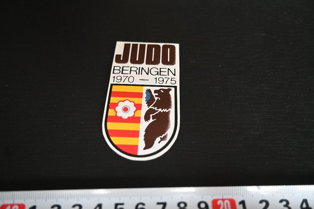 sticker België Beringen JUDO 1970 1975  Sport, Verzamelen, Ophalen, Zo goed als nieuw