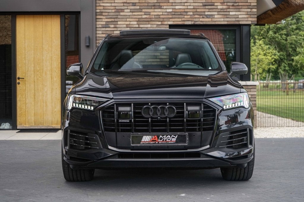 Audi Q7 55 TFSI e Quattro S-Line Pano/HUD/B&O/RS-Zetels/Trkh, Auto's, Audi, Gebruikt, Euro 6, 2995 cc, Met garantie (alle)