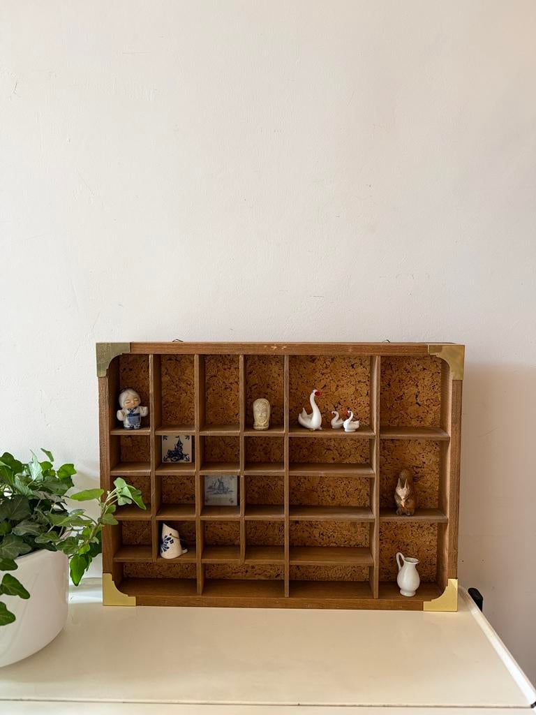 Jaren 70 letterbak met messing details, Ophalen of Verzenden