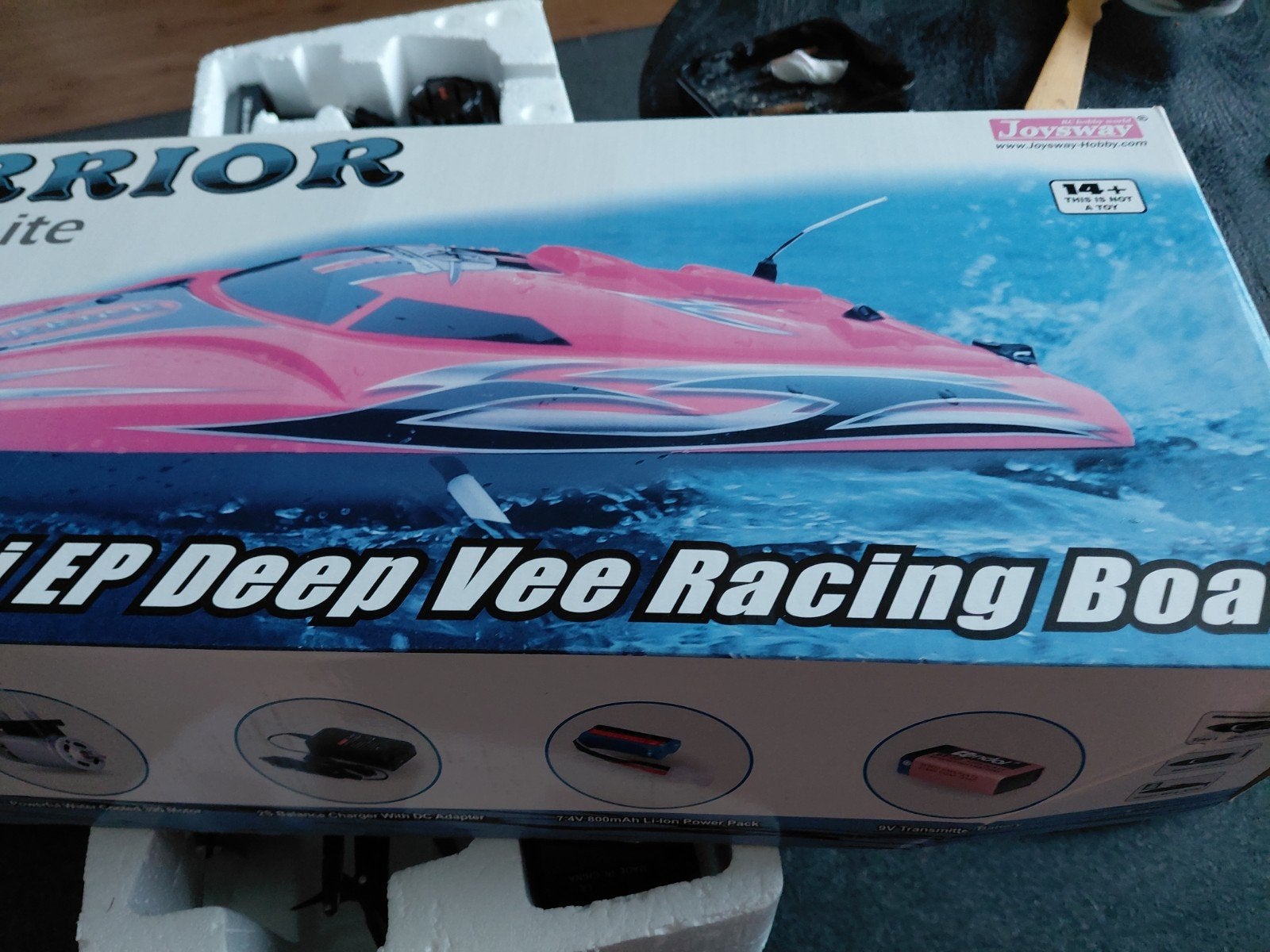 Joyway Hobby RC Boot Warrior Lite - Oranje, Ophalen, Zo goed als nieuw