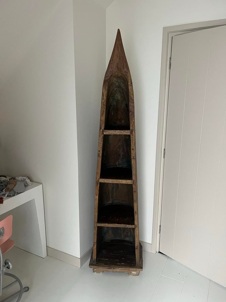 Houten kast in de vorm van een boot, Ophalen, Met plank(en), Minder dan 50 cm, Zo goed als nieuw
