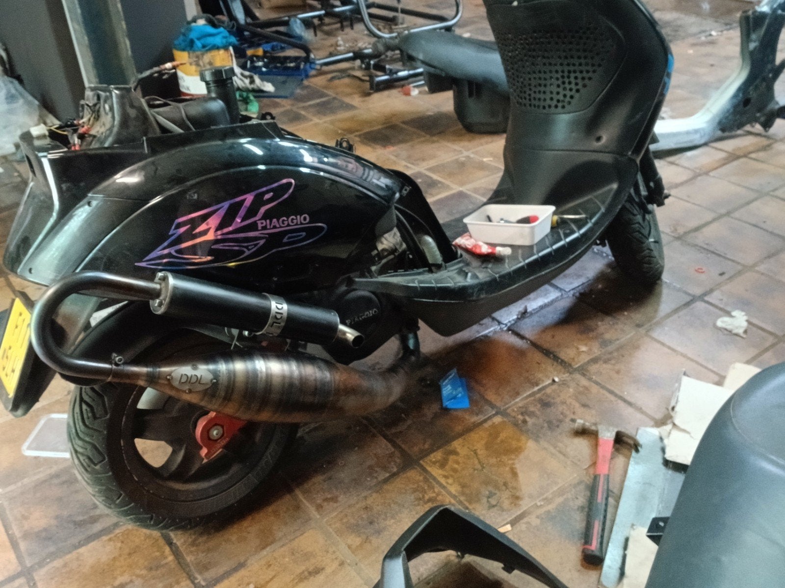 DDL special V2 52 slag piaggio gilera 125cc 172cc 180cc, Ophalen of Verzenden, Zo goed als nieuw, Tweetakt, Zip