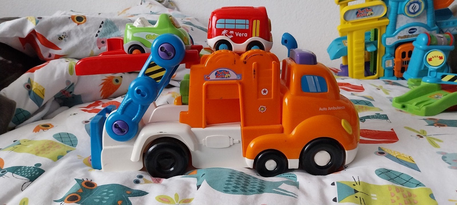 VTech Toet Toet Auto's Takelwagen, Ophalen, Gebruikt, 0 tot 6 maanden