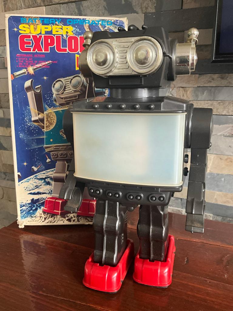 Antieke Horikawa Space Explorer Robot - Met Originele Doos, Ophalen of Verzenden