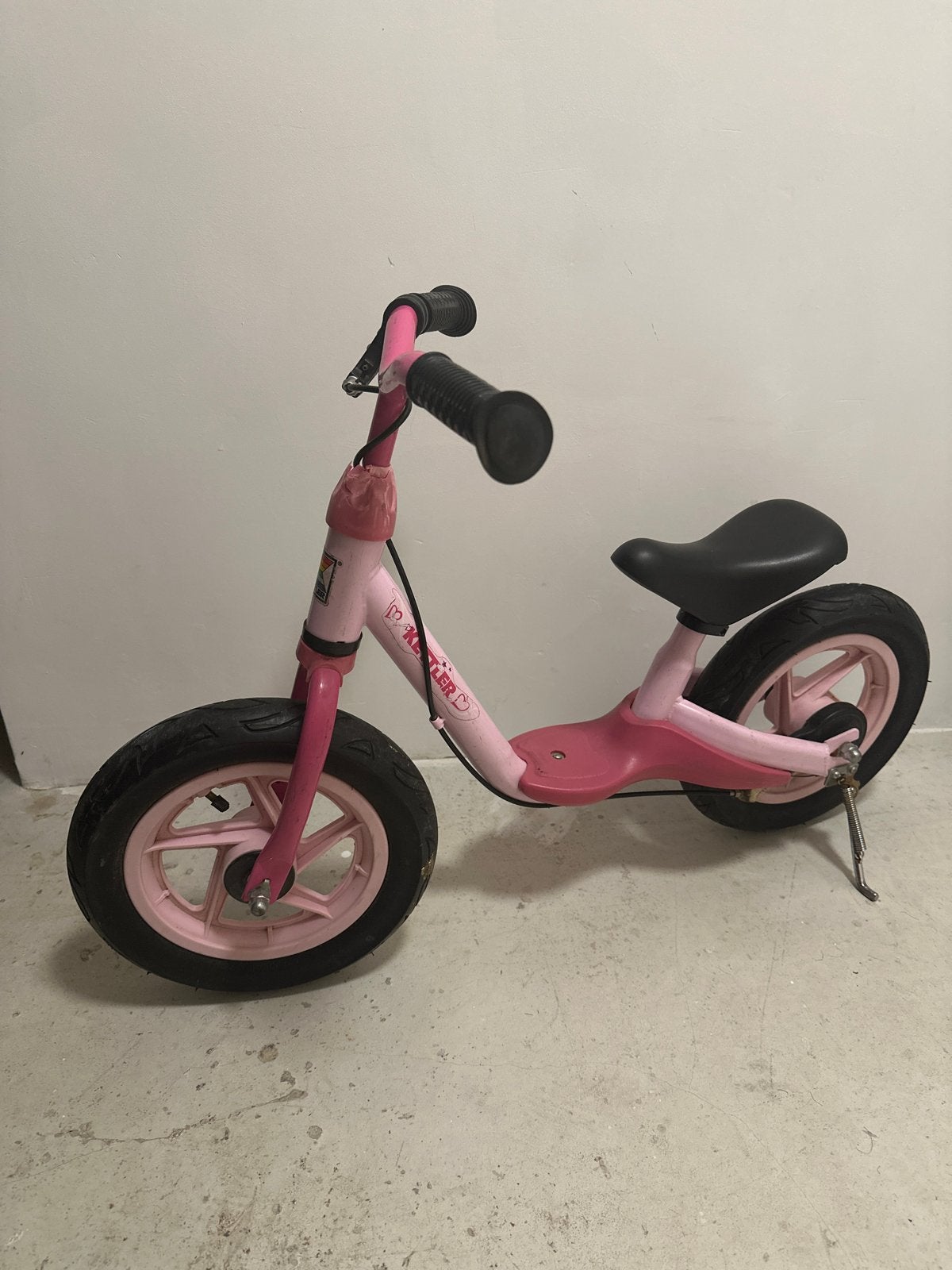 Roze Kettler loopfiets, Ophalen, Gebruikt, Loopfiets