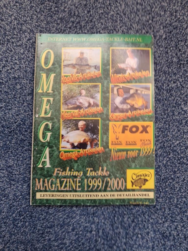 Hengelsportcatalogus/magazine Omega 1999/2000, Ophalen of Verzenden, Boek of Tijdschrift