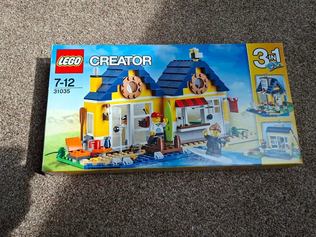LEGO Creator 31035 Strandhuis 3-in-1 set, Kinderen en Baby's, Speelgoed | Duplo en Lego, Lego, Ophalen of Verzenden, Zo goed als nieuw