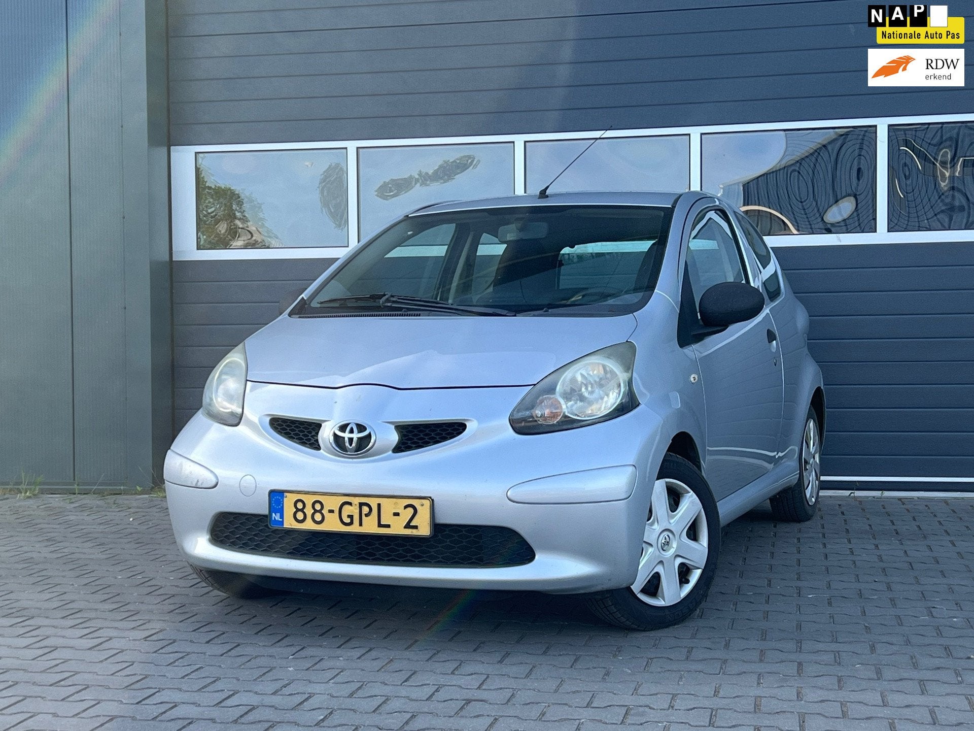 Toyota Aygo 1.0-12V, Auto's, Voorwielaandrijving, Stof, Gebruikt, Zwart