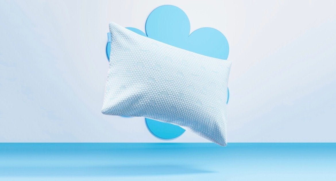 Twee nieuwe Cloudpillo kussens, Ophalen, Eenpersoons, Wit, Nieuw