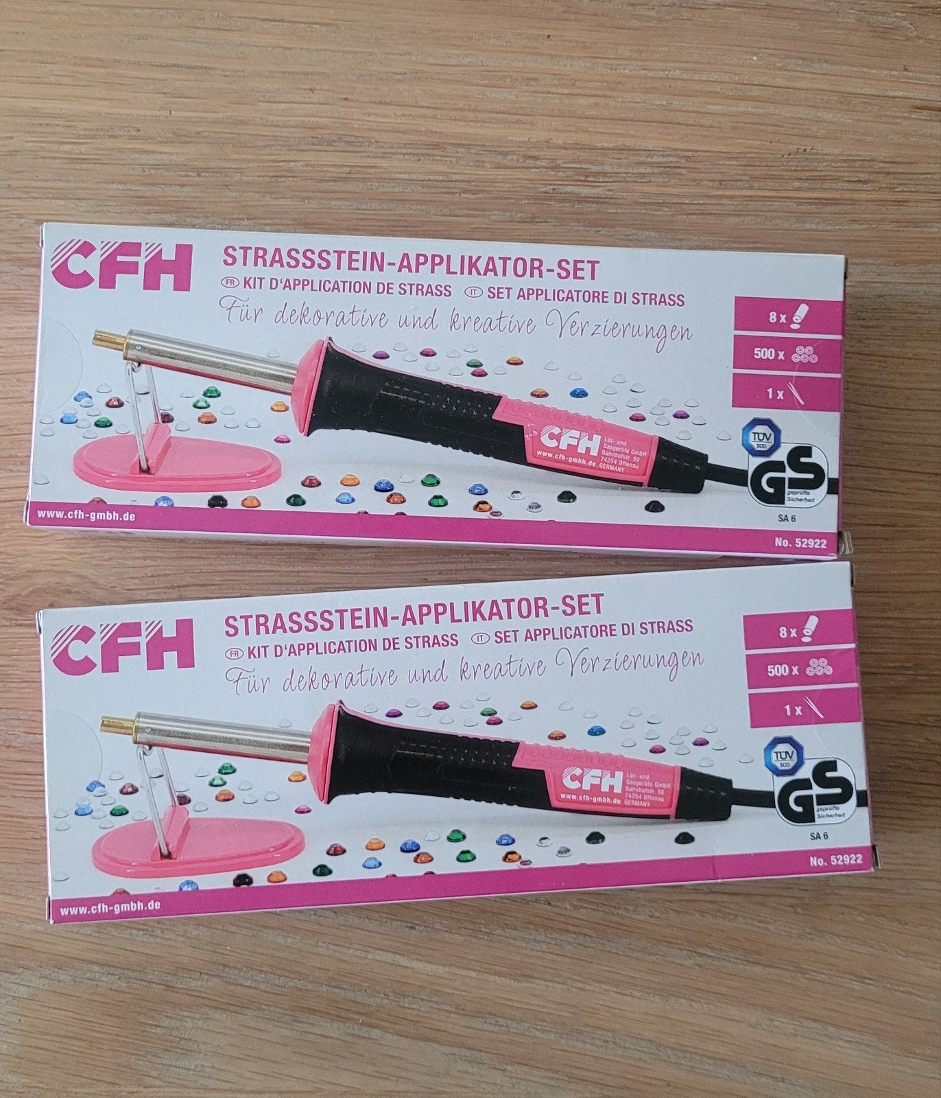 2 Nieuwe CFH Strass-stenen applicatorsets, Ophalen of Verzenden, Nieuw