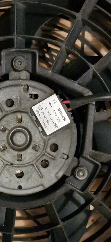Koelventilator Bosch voor Opel, Auto-onderdelen, Ophalen of Verzenden, Gebruikt, Opel